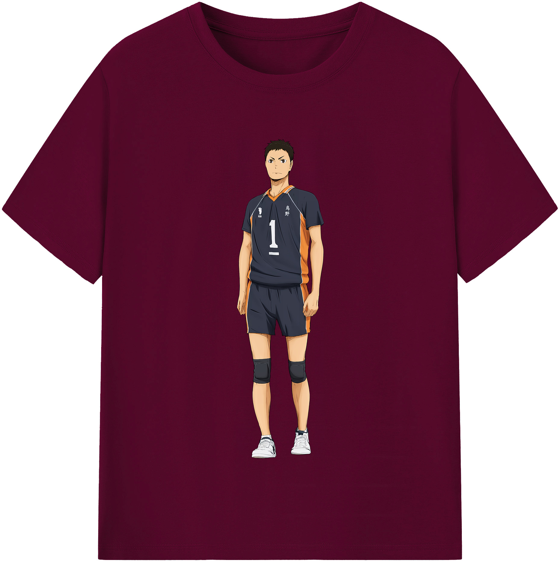 （画像用） ハイキュー!! Haikyu!! レディースカジュアルプリントTシャツ（綿100％）